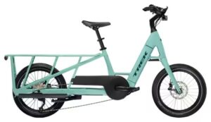 Vélo Cargo Longtail Électrique Trek Fetch+ 2 Shimano Deore 10V 500Wh 20'' Vert Sauge