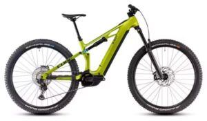 VTT Électrique Tout-Suspendu Cube Stereo Hybrid One44 HPC Race 800 Shimano Deore XT 12V 800 Wh 27.5'' Vert Flash Lime 2025