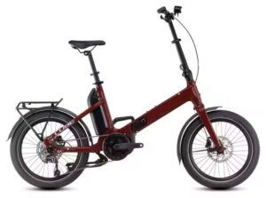 Vélo Pliant Électrique Cube Fold Hybrid 500 Shimano Tiagra 10V 500 Wh 20'' Rouge Merlot 2025