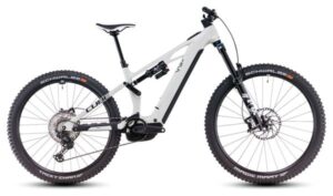 VTT Électrique Tout-Suspendu Cube Stereo Hybrid One77 HPC SLX 800 Shimano Deore XT 12V 800 Wh 29''/27.5'' Beige Desert Stone Vert 2025