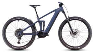 VTT Électrique Tout-Suspendu Cube Stereo Hybrid One44 Pro 800 Shimano Cues 11V 800 Wh 29'' Bleu Gris Ink 2025