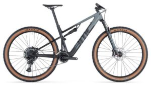 VTT Électrique Tout-Suspendu BMC Fourstroke AMP LT Three Sram NX Eagle 12V 360 Wh 29'' Gris Iron Noir 2024