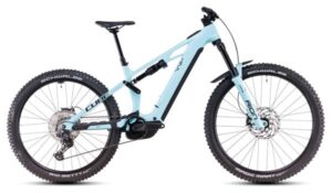VTT Électrique Tout-Suspendu Cube Stereo Hybrid One77 HPC Race 800 Shimano Deore 12V 800 Wh 29''/27.5'' Bleu Dazzle 2025