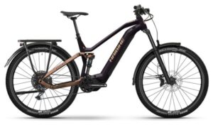 VTT Électrique Tout-Suspendu Haibike Adventr SE 12 Sram GX/NX Eagle 12V 720 Wh 29'' Violet/Cuivre 2024