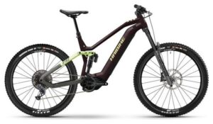 VTT Électrique Tout-Suspendu Haibike Hybe 10.5 Sram GX Eagle AXS 12V 720 Wh MX(29/27.5'') Marron 2024