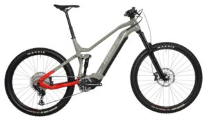 VTT Électrique Tout-Suspendu Haibike AllMtn 4 Shimano SLX 12V 720 Wh 29''/27.5'' Vert Kaki/Rouge - Produit Reconditionné