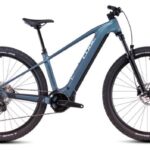 VTT Électrique Semi-Rigide Cube Reaction Hybrid Pro 600 Shimano Deore/Deore XT 12V 600 Wh 29'' Bleu Vert Smaragd 2025
