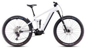 VTT Électrique Tout-Suspendu Cube Stereo Hybrid One44 EXC 800 Shimano Deore XT 12V 800 Wh 29'' Blanc Marble 2025