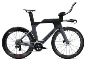 Vélo de Triathlon Van Rysel XCR Tri Sram Rival AXS 12V 700 mm Gris Noir 2025