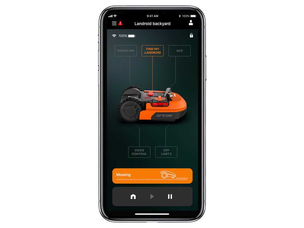 Worx Landroid WR167E - Robot tondeuse avec périmètre - Batterie 20V et 4Ah - M700 2.0 – Image 13