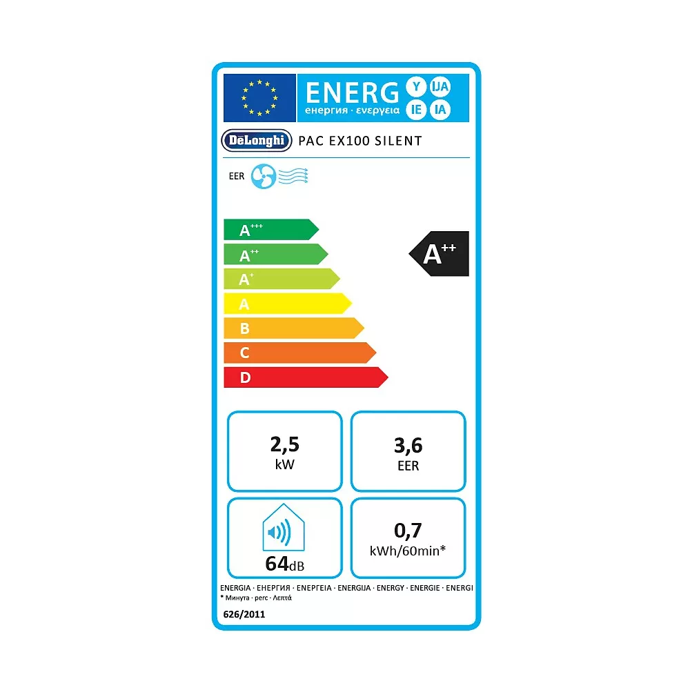 Climatiseur DELONGHI PAC EX100 SILENT – Image 3
