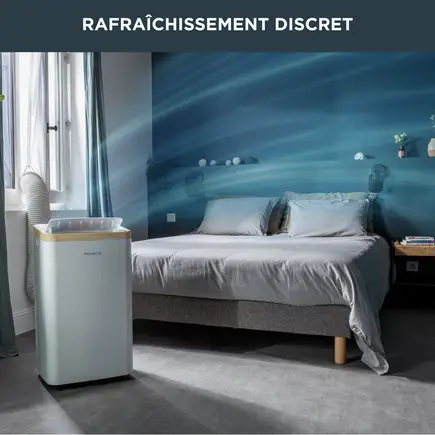 ROWENTA Turbo Eco Sense+ Climatiseur portable, Performance énergétique, Refroidissement puissant, Compact, Fonction éco, AU5620F0 – Image 6