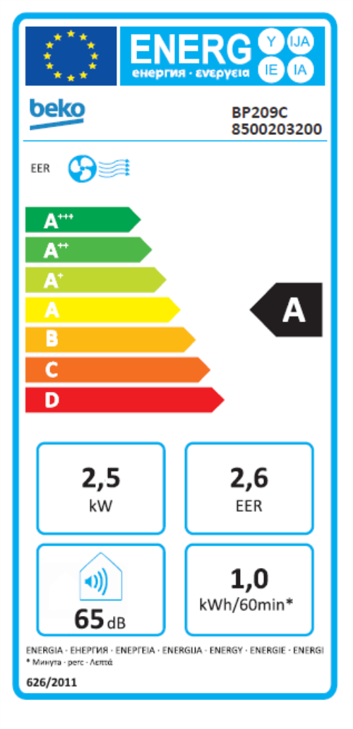 BEKO Climatiseur BP209C – Image 3